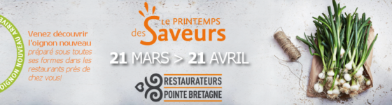 Printemps des saveurs, évènements restaurants pointe de Bretagne 2018