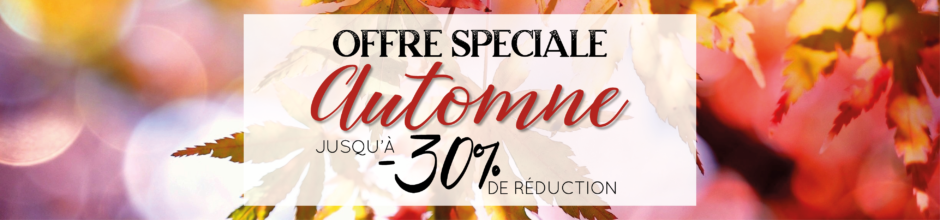 Offre spéciale automne réduction weekend